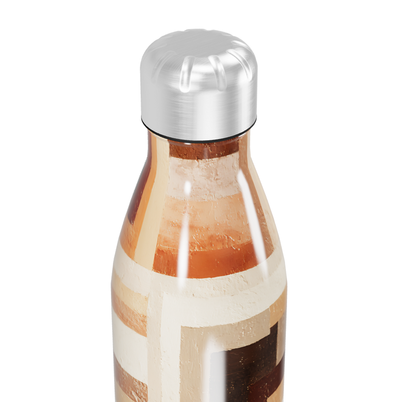 Garrafa Inox - Estampa Geométrica Colorida