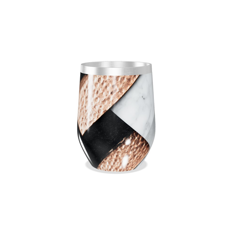 Copo Térmico Slim - Geométrico Concreto e Preto