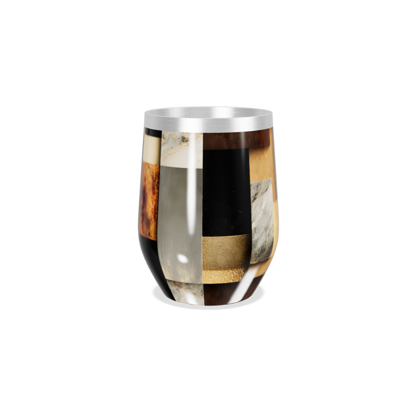 Copo Térmico Slim - Estampa Geométrica Colorida