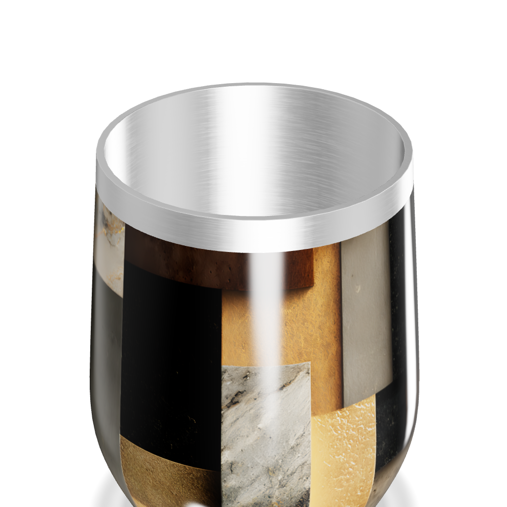 Copo Térmico Slim - Estampa Geométrica Colorida