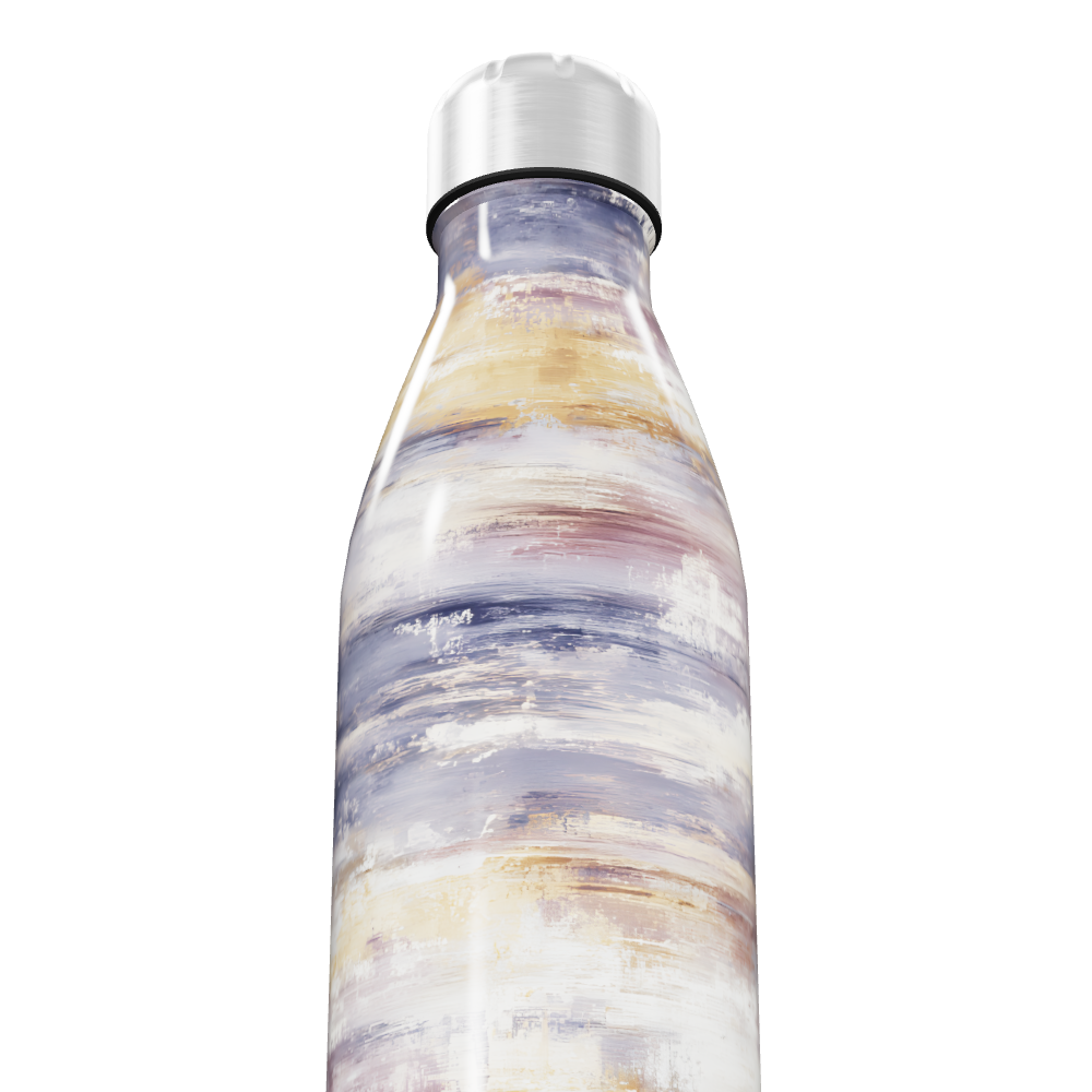 Garrafa Inox - Estampa Aquarela Colorida