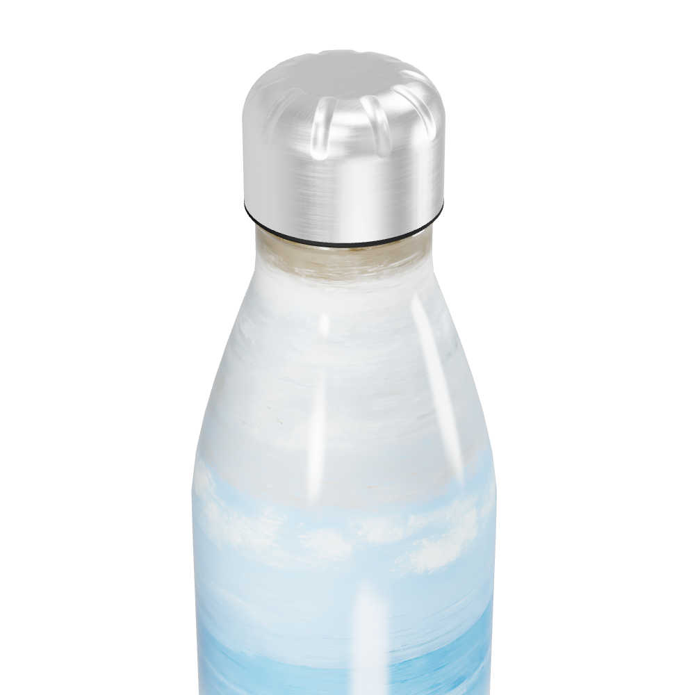 Garrafa Inox - Praia Azul Branca