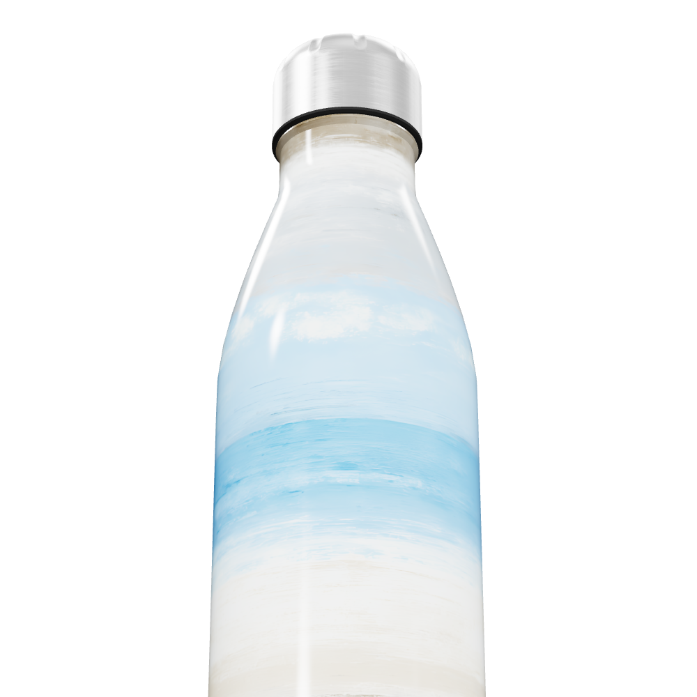 Garrafa Inox - Praia Azul Branca