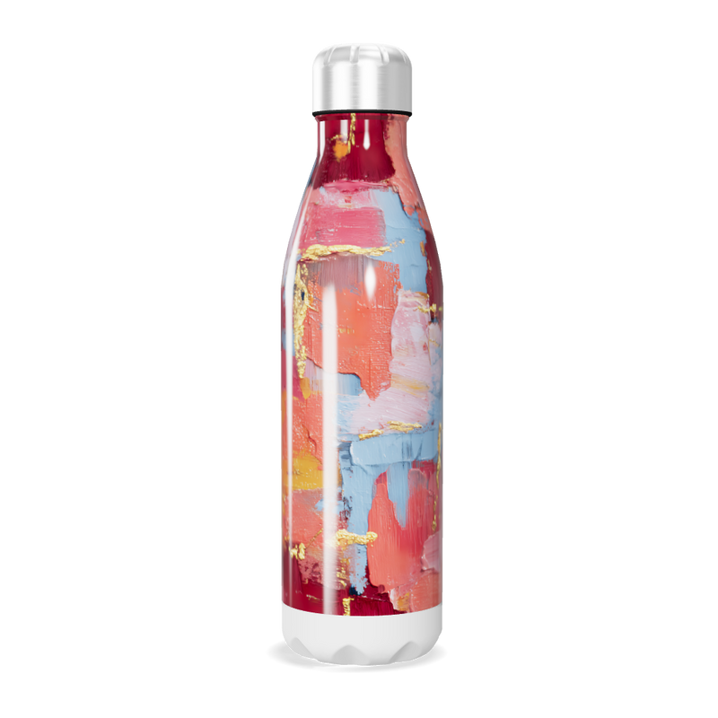 Garrafa Inox Estampada Colorida 500ml