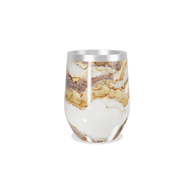 Copo Térmico Slim - Mármore Bege