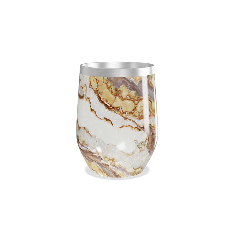 Copo Térmico Slim - Mármore Bege