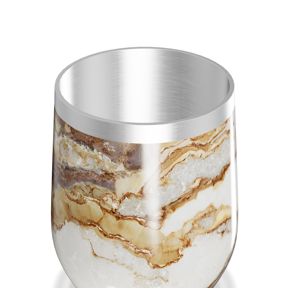 Copo Térmico Slim - Mármore Bege