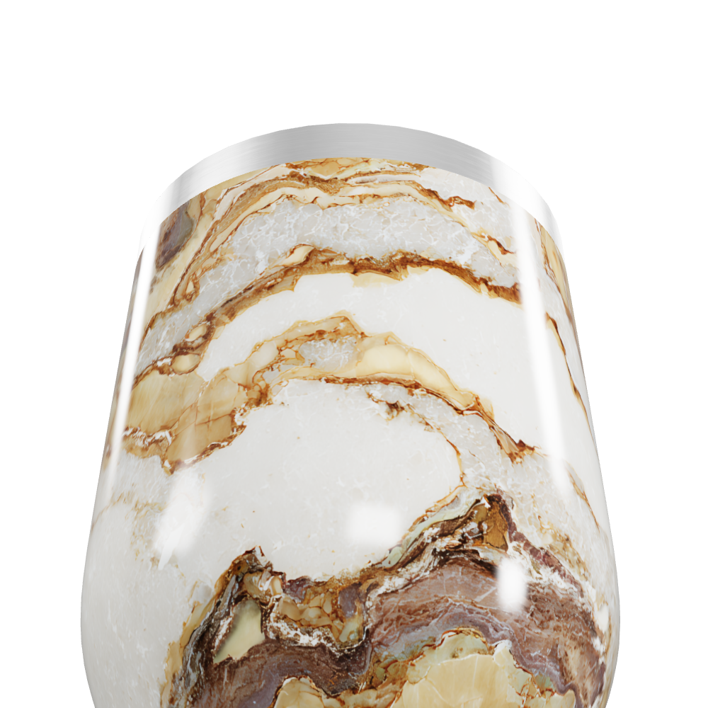 Copo Térmico Slim - Mármore Bege