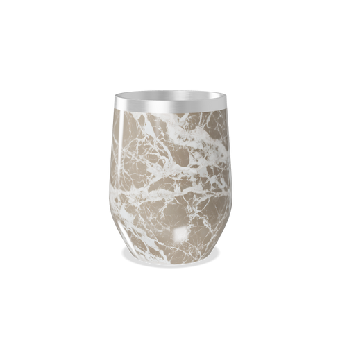 Copo Térmico Slim - Mármore Bege Inox