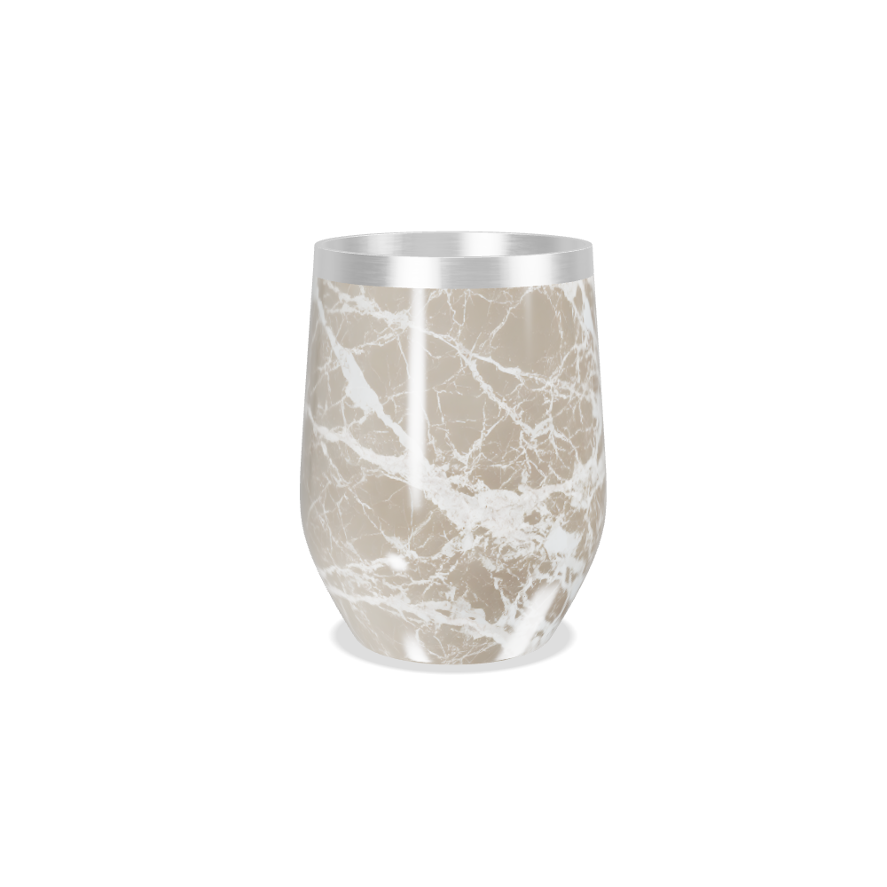Copo Térmico Slim - Mármore Bege Inox