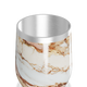 Copo Térmico Slim - Mármore Branco e Dourado