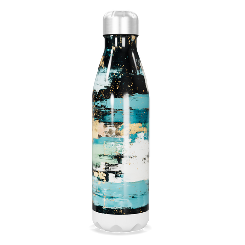 Garrafa Inox - Azul Estampada 500ml