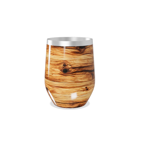 Copo Térmico Slim - Estampa Madeira Aço Inox