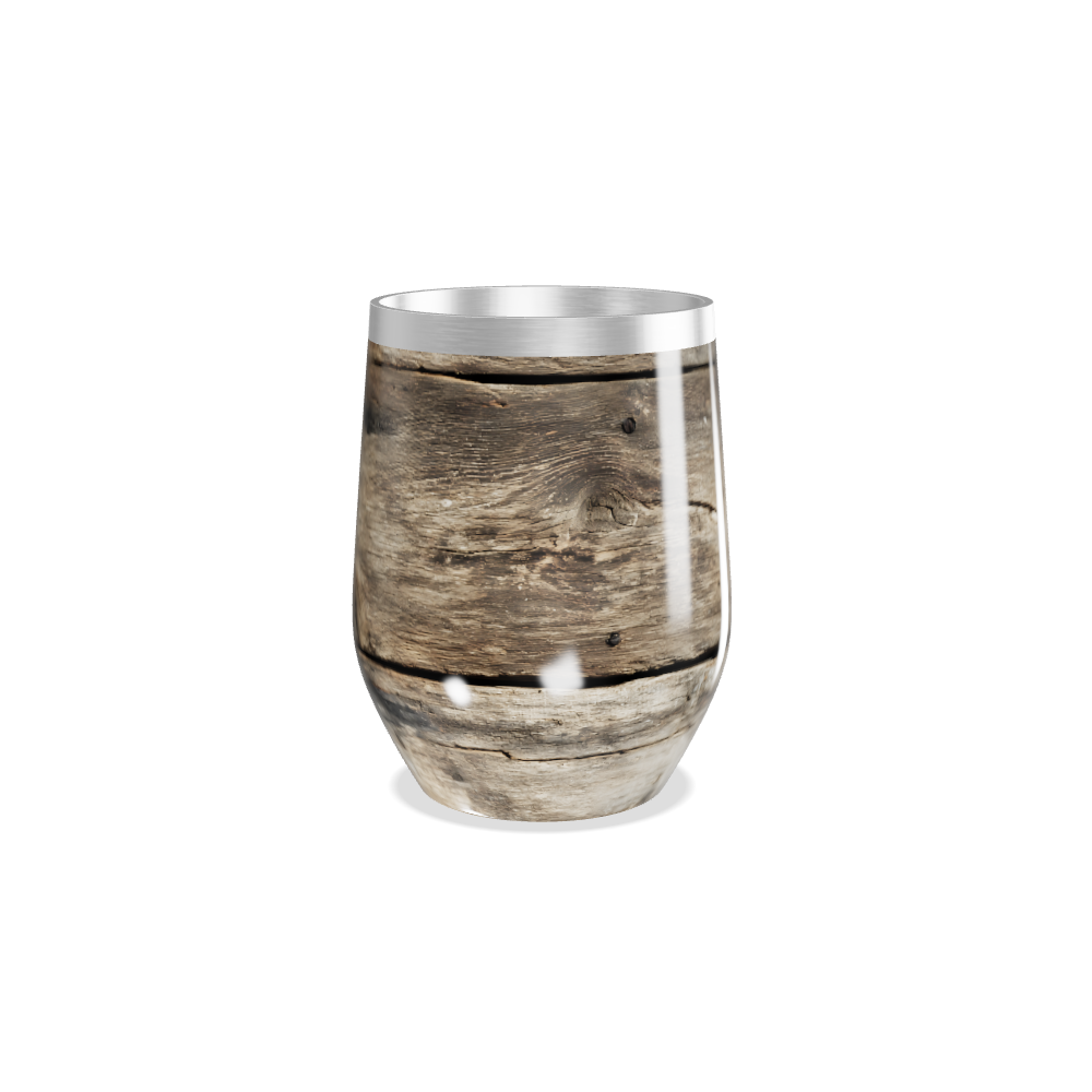 Copo Térmico Slim - Madeira Inox