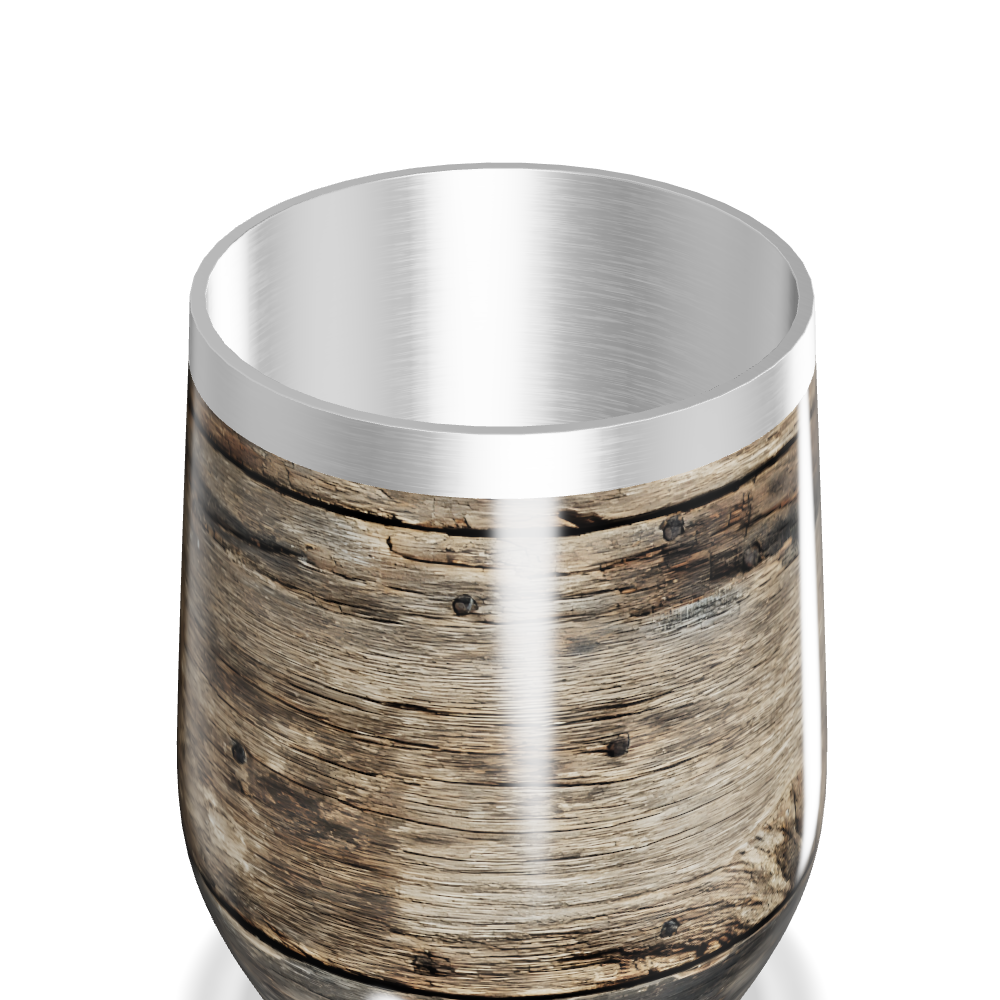 Copo Térmico Slim - Madeira Inox