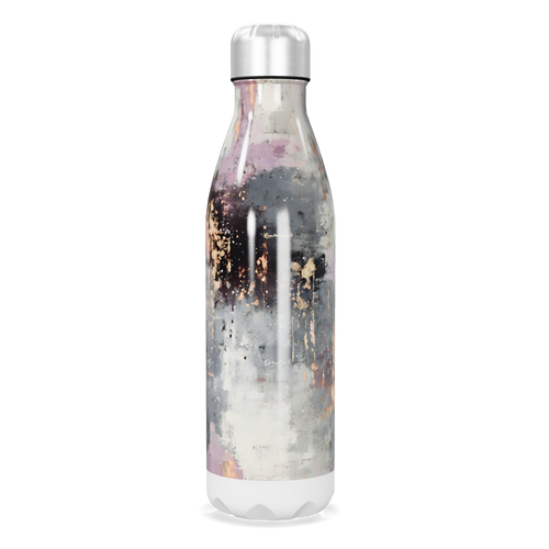 Garrafa Inox - Estampa Abstrata Multicolorida