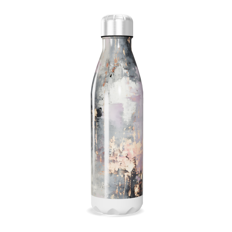Garrafa Inox - Estampa Abstrata Multicolorida