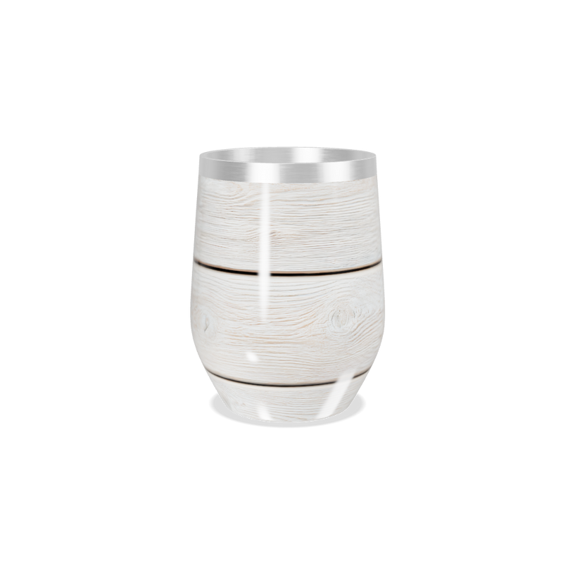 Copo Térmico Slim - Madeira Branca Aço Inox