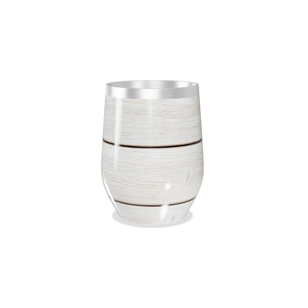 Copo Térmico Slim - Madeira Branca Aço Inox