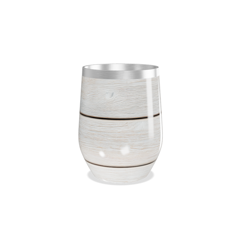 Copo Térmico Slim - Madeira Branca Aço Inox