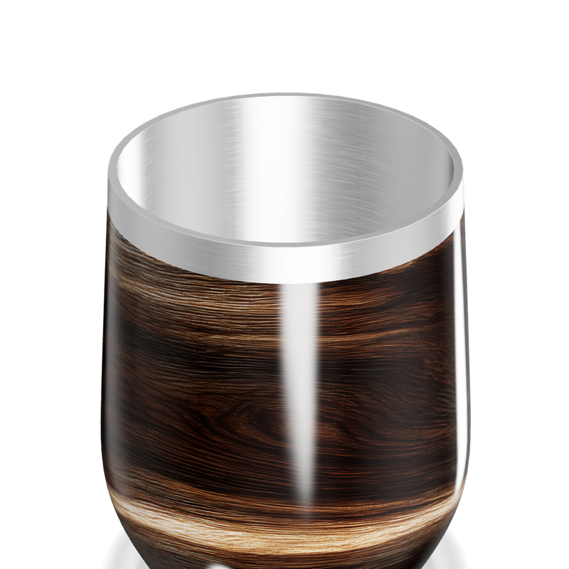 Copo Térmico Slim - Madeira Aço Inox