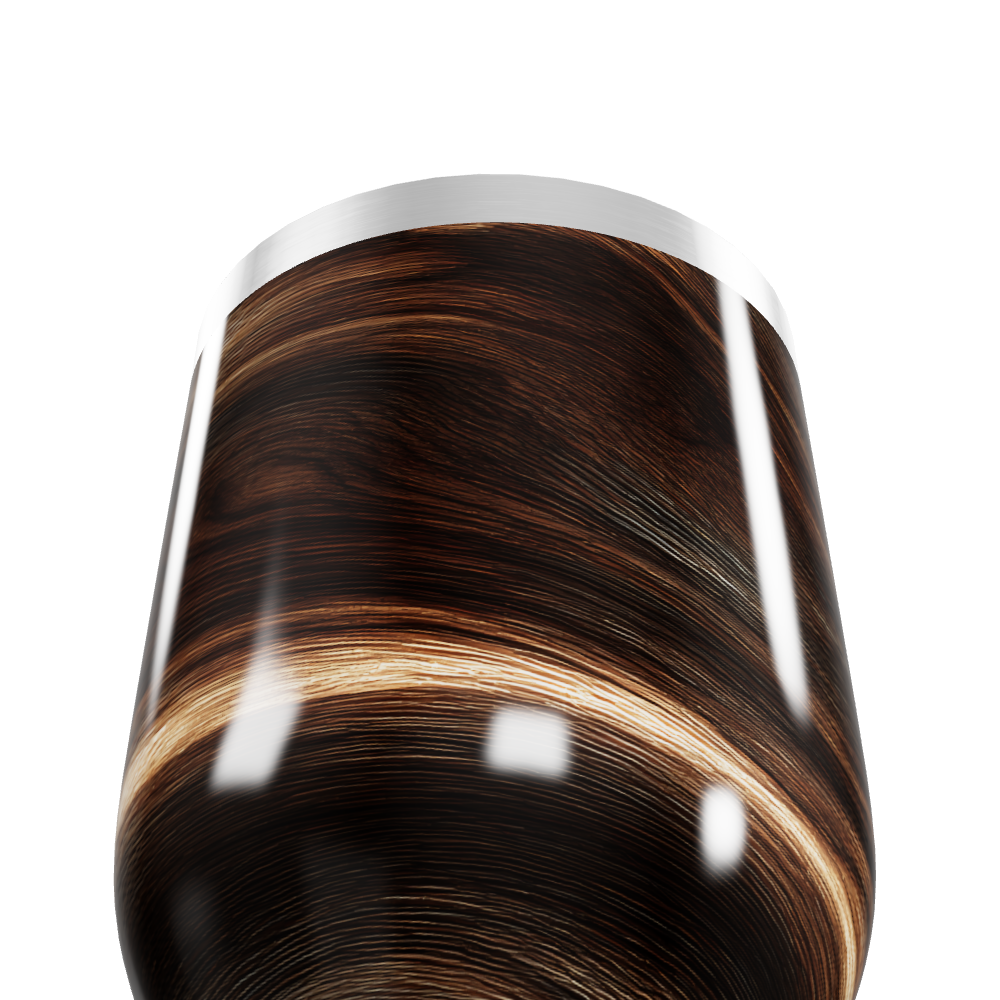 Copo Térmico Slim - Madeira Aço Inox