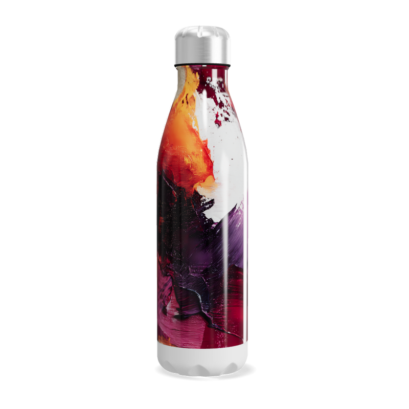 Garrafa Inox - Estampa Abstrata Colorida