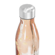 Garrafa Inox - Estampa Abstrata Bege e Dourado
