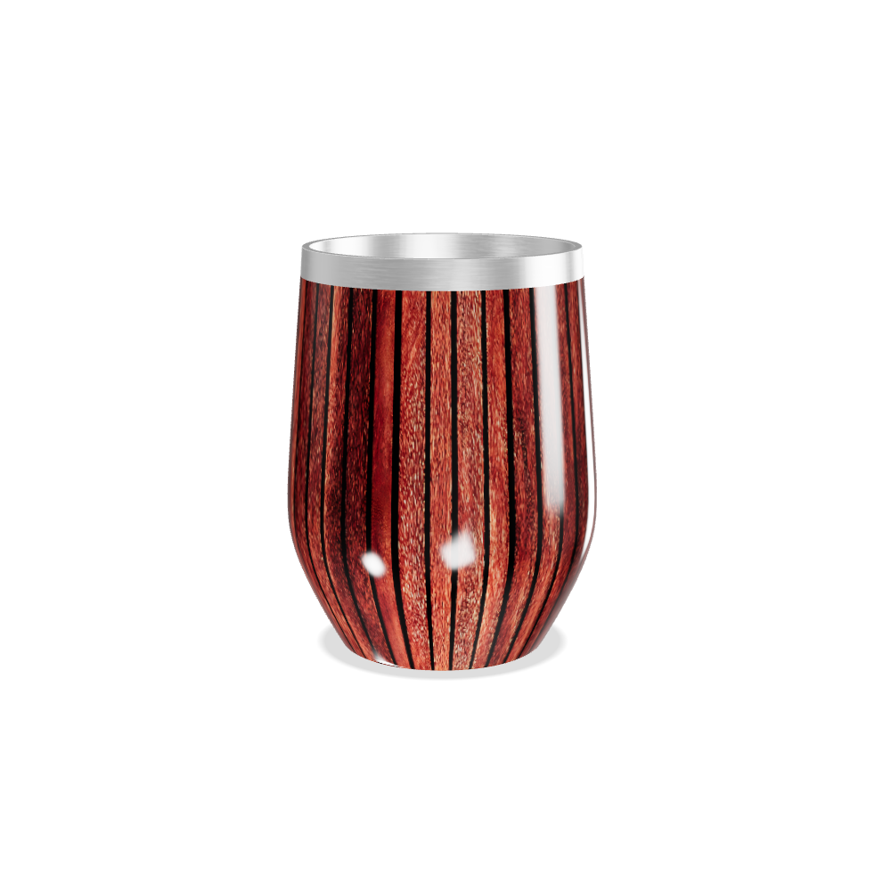 Copo Térmico Slim - Estampa Madeira Listrada