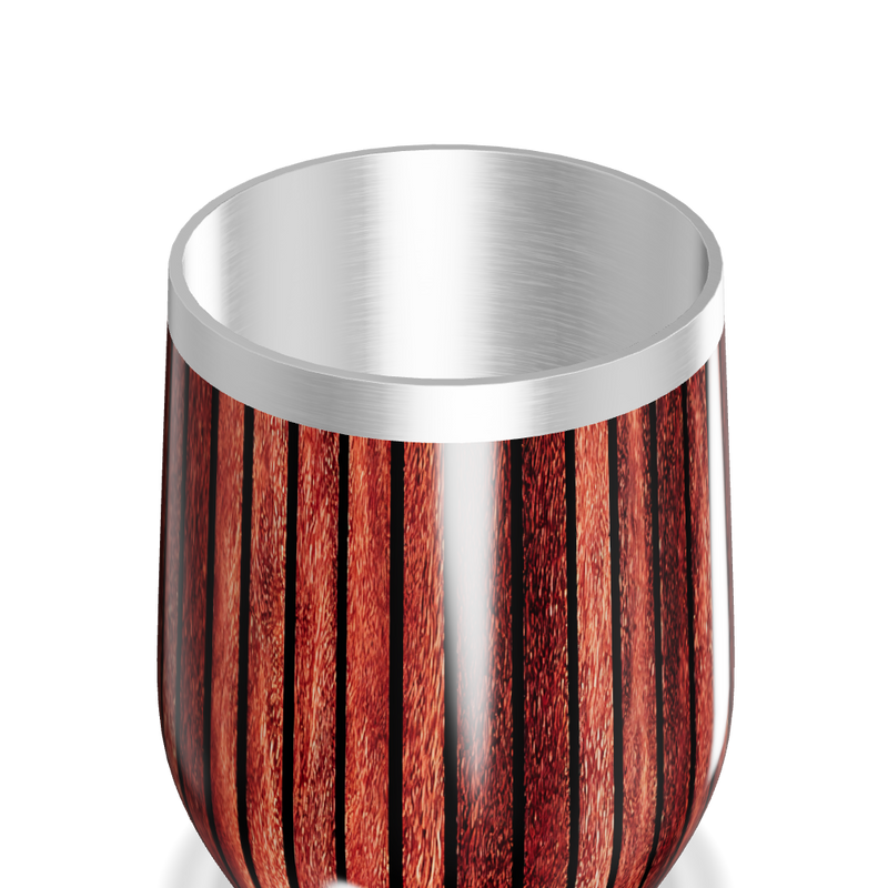 Copo Térmico Slim - Estampa Madeira Listrada