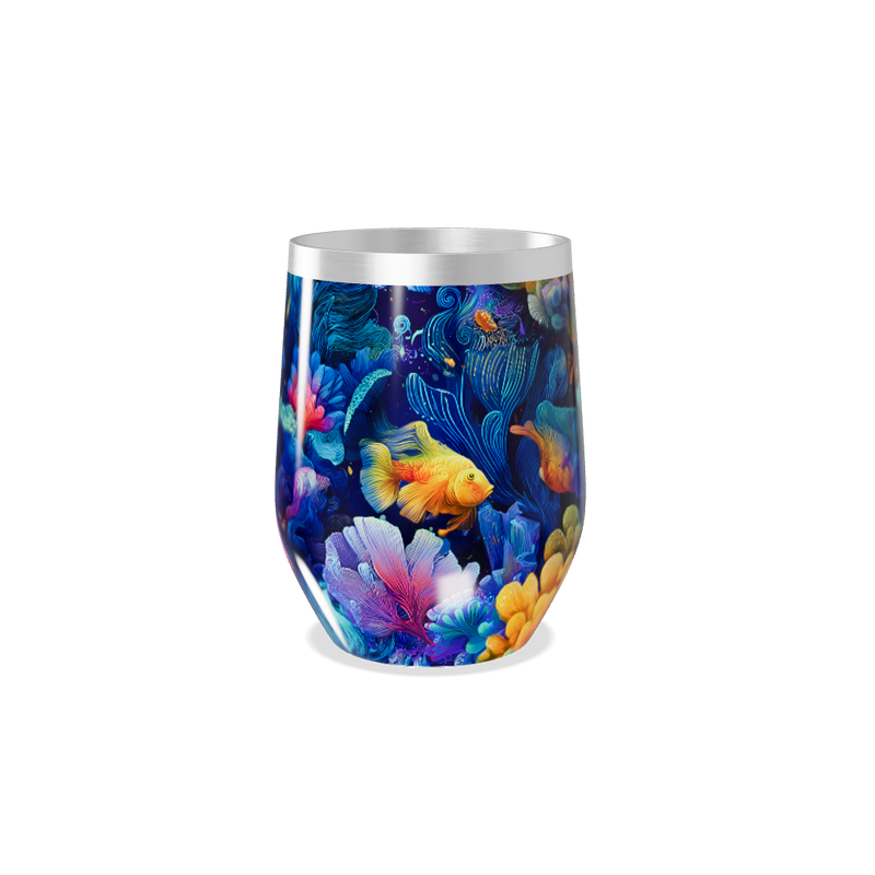 Copo Térmico Slim - Estampa Oceano Colorido