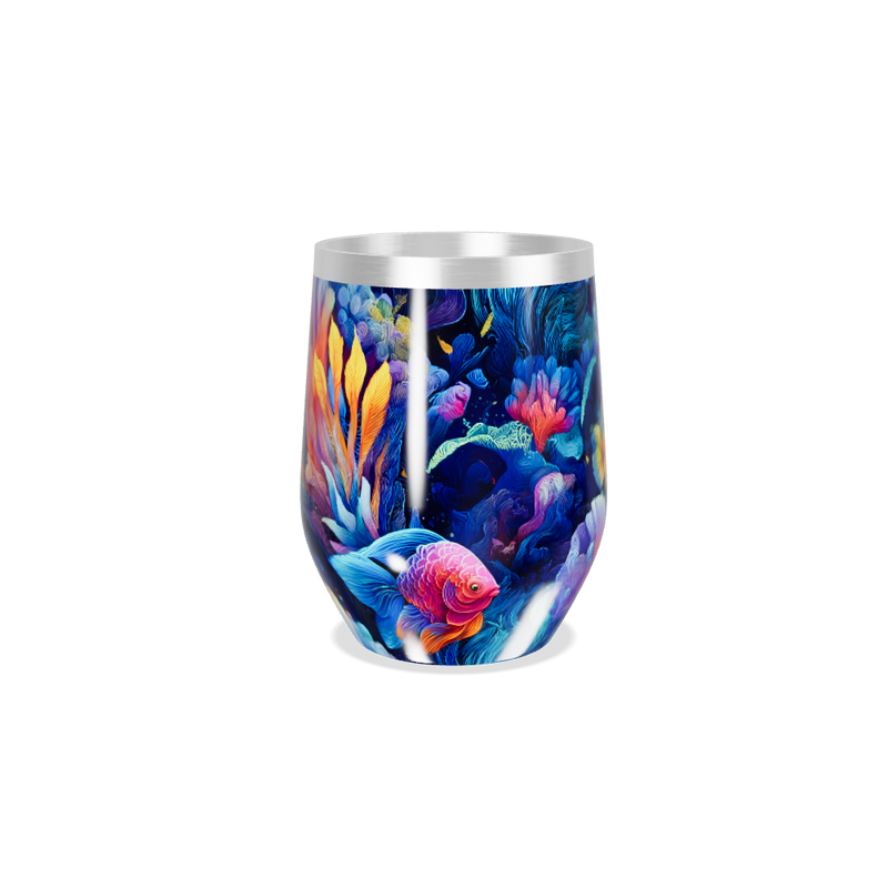 Copo Térmico Slim - Estampa Oceano Colorido