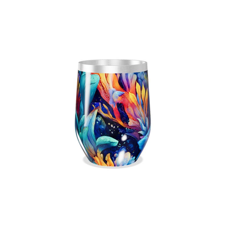 Copo Térmico Slim - Estampa Oceano Colorido