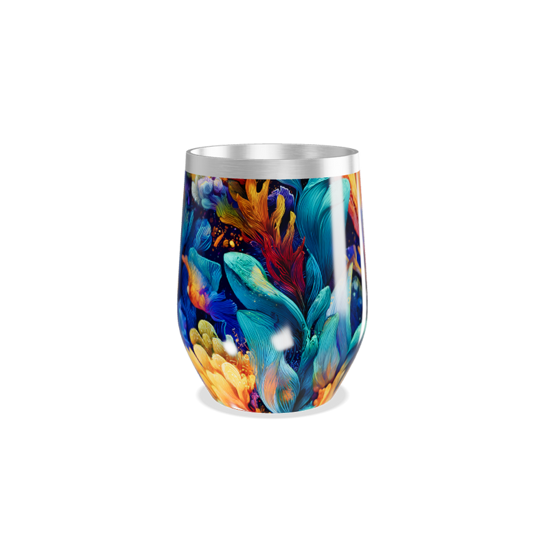 Copo Térmico Slim - Estampa Oceano Colorido