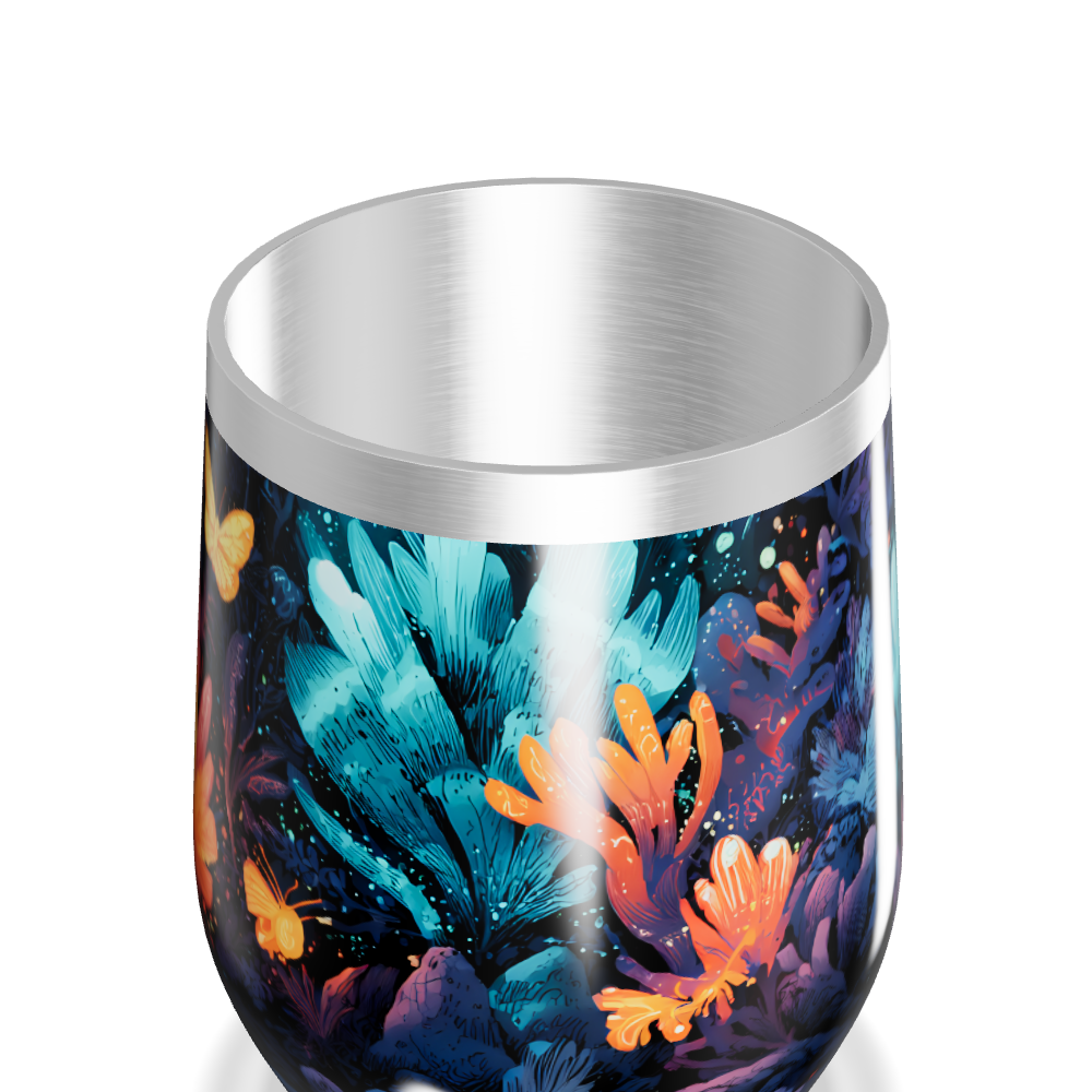 Copo Térmico Slim - Estampa Floral Colorida