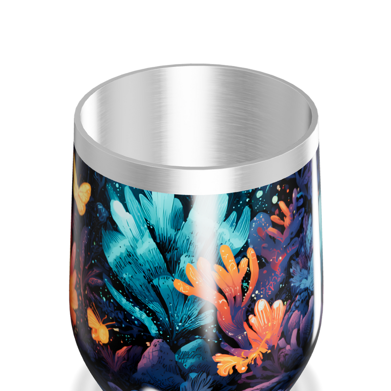 Copo Térmico Slim - Estampa Floral Colorida