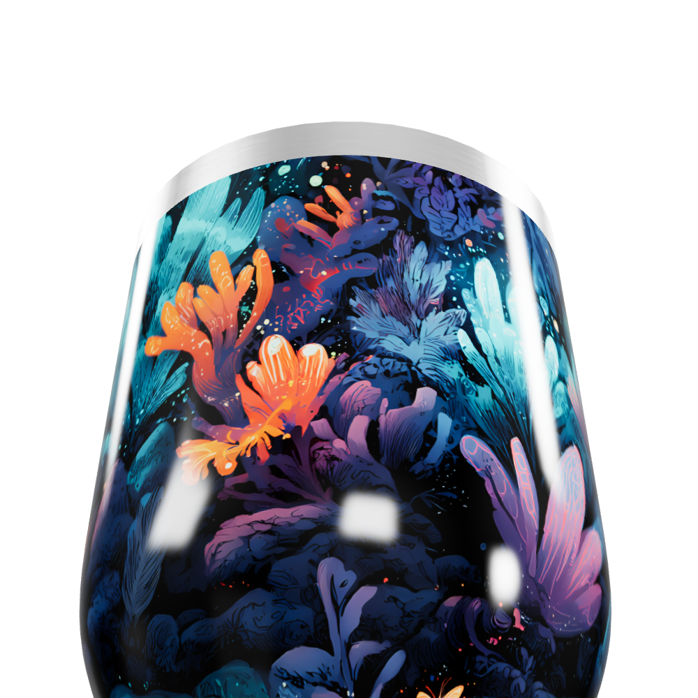 Copo Térmico Slim - Estampa Floral Colorida