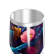Copo Térmico Slim - Floral Colorido Inox