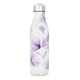 Garrafa Inox - Floral Roxo Branco