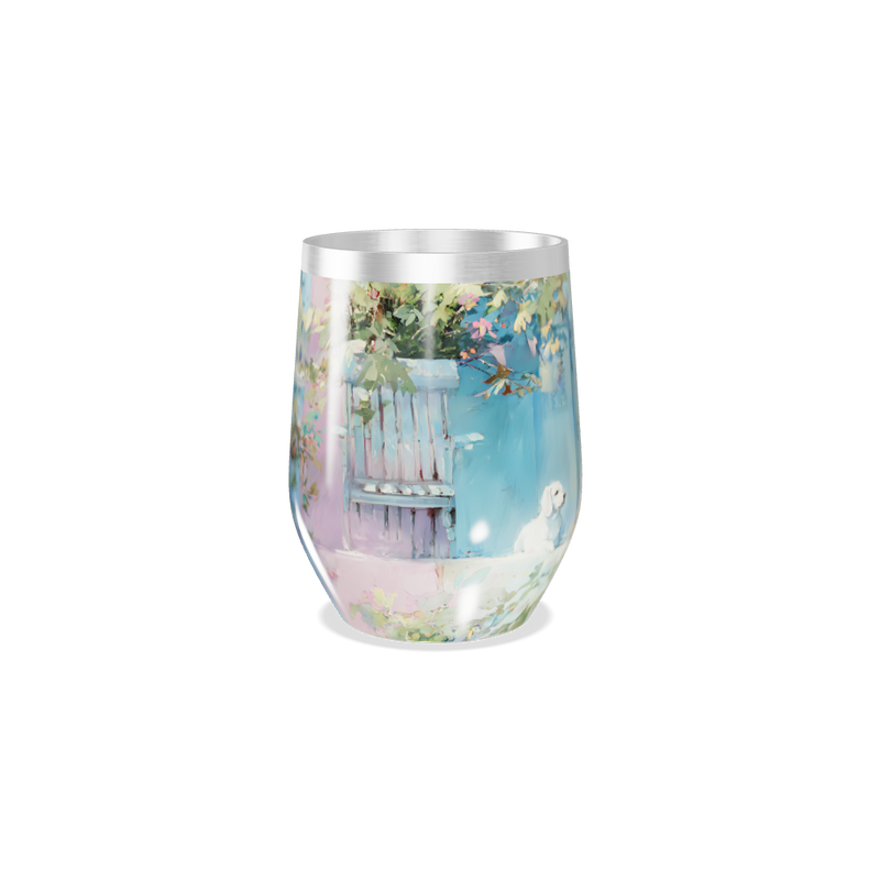 Copo Térmico Slim - Estampa Artística Colorida