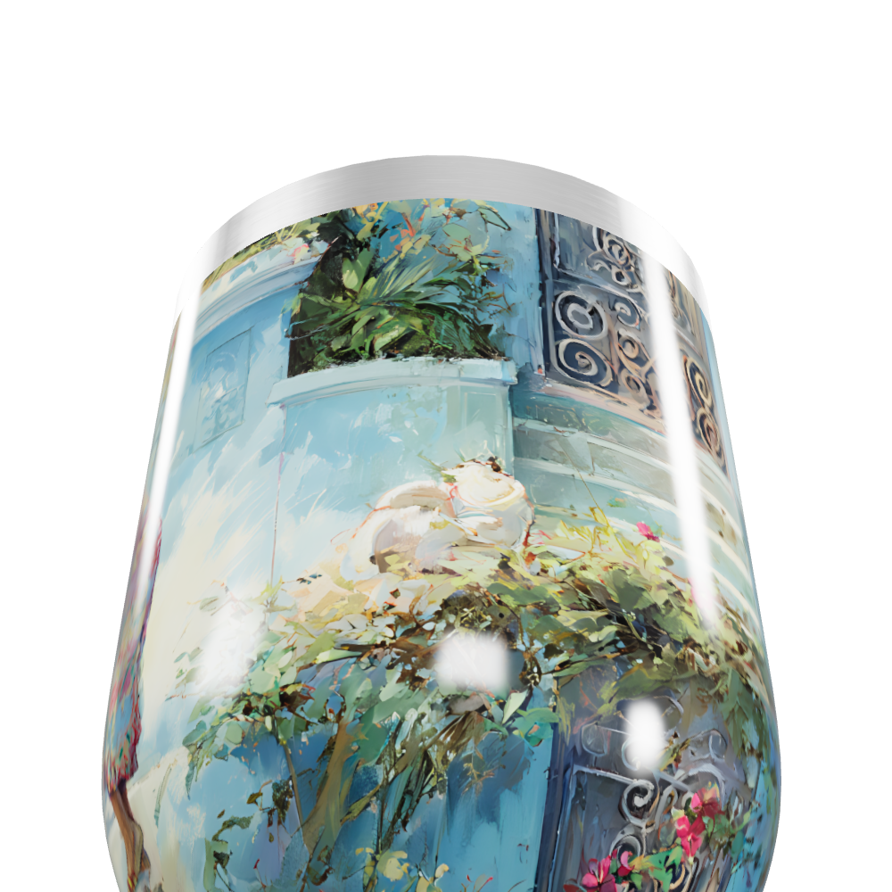 Copo Térmico Slim - Estampa Artística Colorida