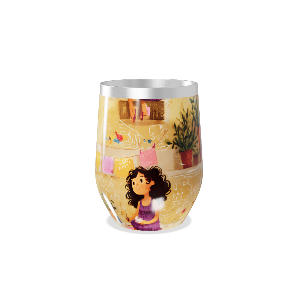 Copo Térmico Slim - Ilustrado Colorido