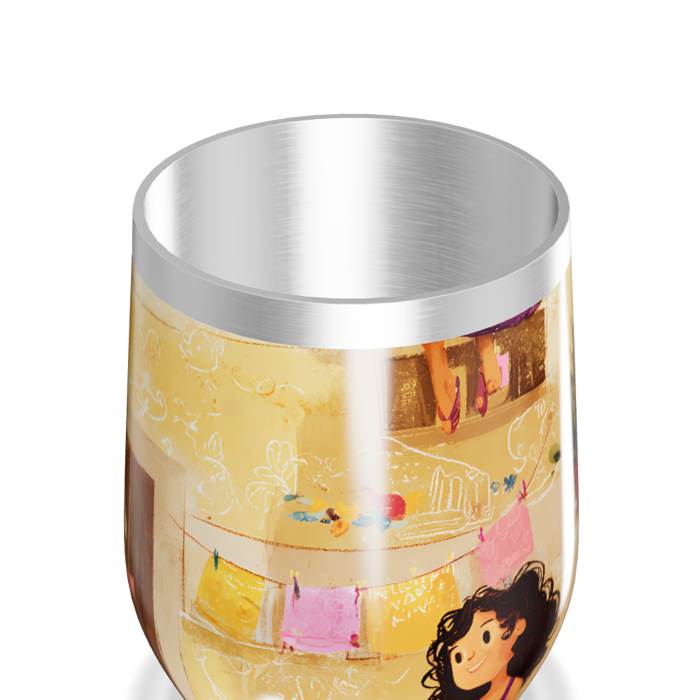 Copo Térmico Slim - Ilustrado Colorido