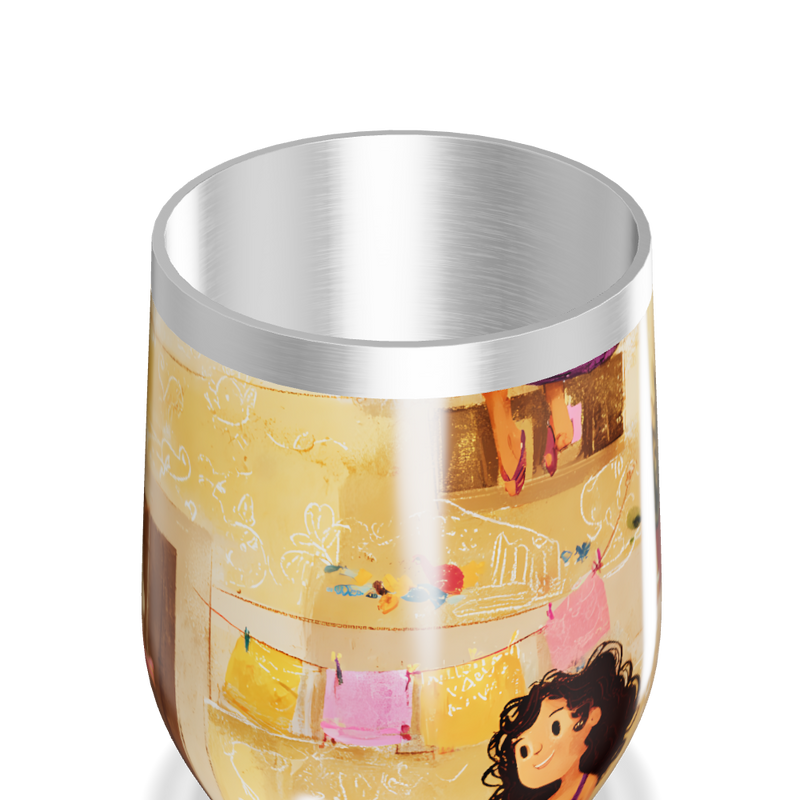 Copo Térmico Slim - Ilustrado Colorido