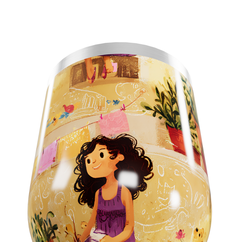 Copo Térmico Slim - Ilustrado Colorido