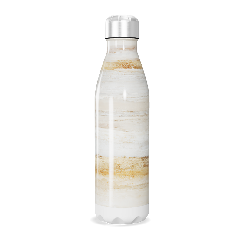 Garrafa Inox - Estampa Mármore Bege