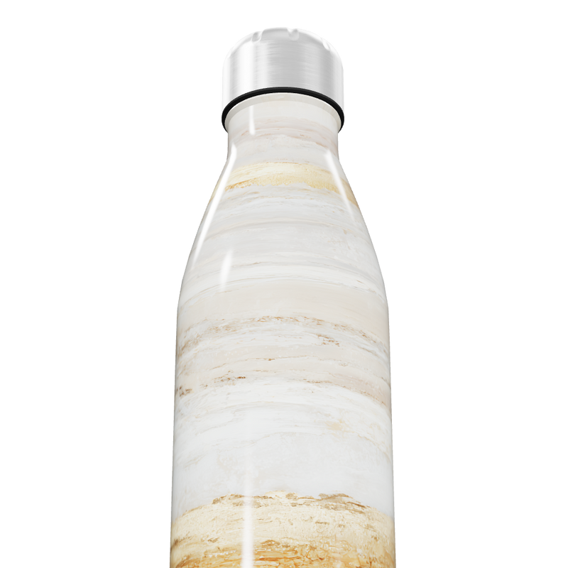 Garrafa Inox - Estampa Mármore Bege