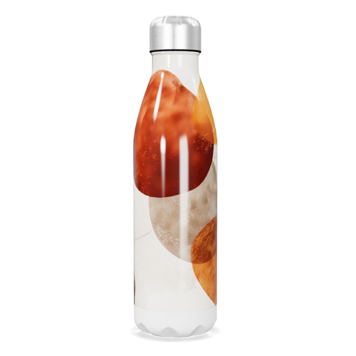 Garrafa Inox - Estampa Abstrata Colorida