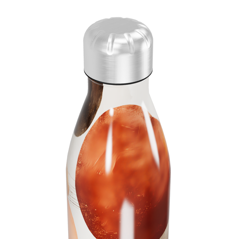 Garrafa Inox - Estampa Abstrata Colorida