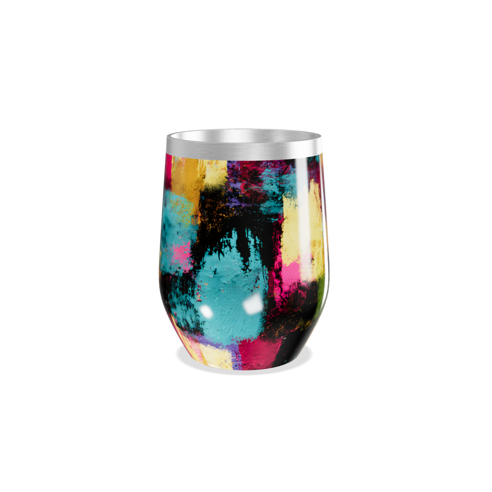 Copo Térmico Slim - Estampa Colorida Aço Inox